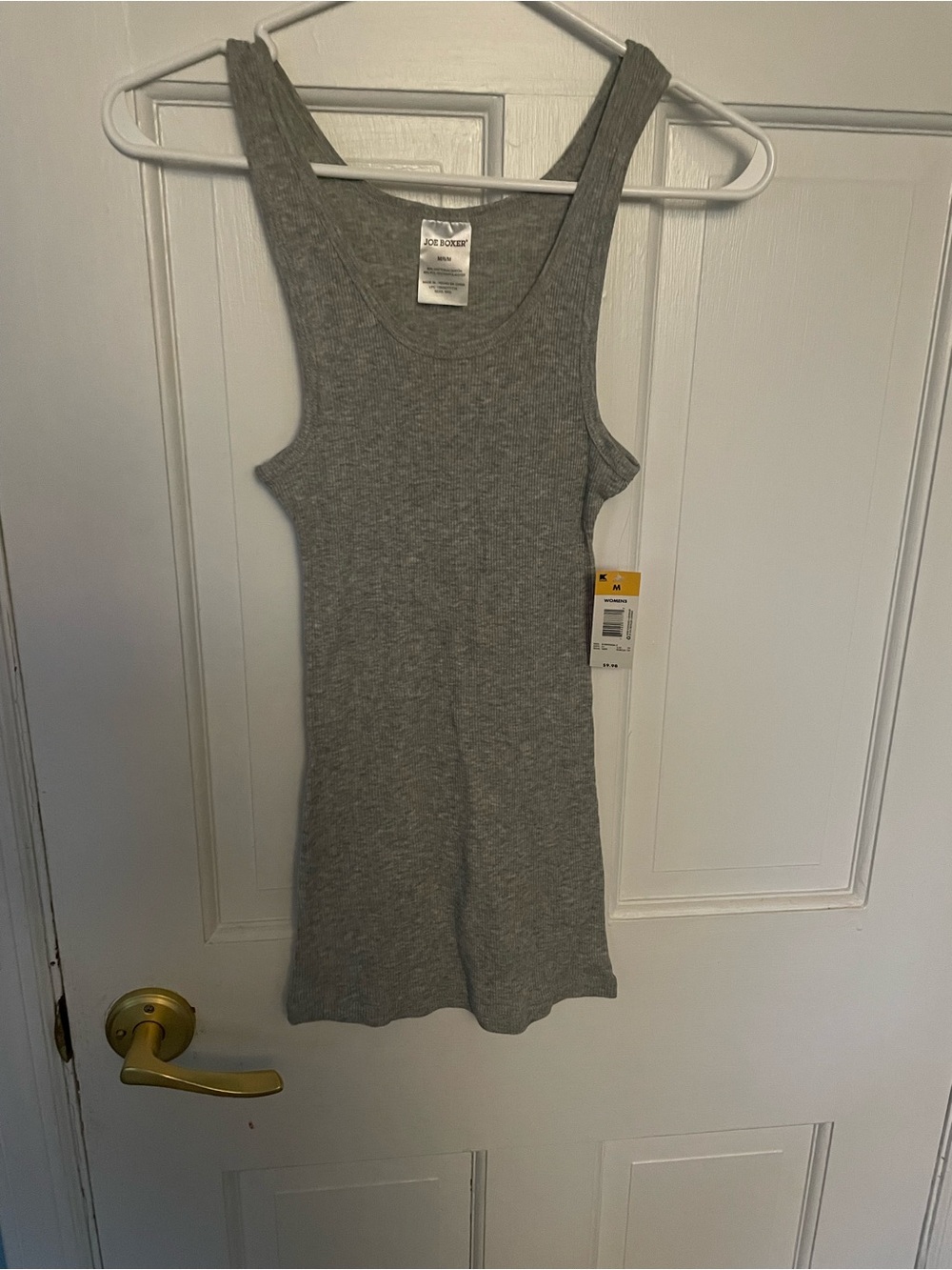 NWT Joe Boxer Gray Ribbed Tank top
